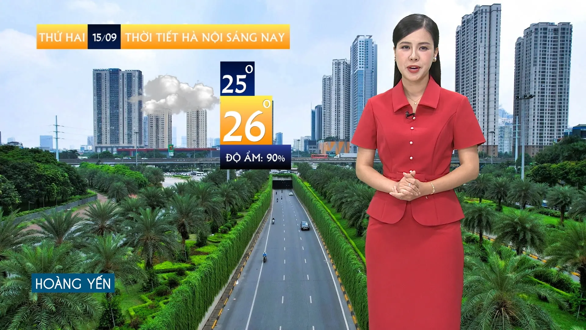 Dự báo thời tiết sáng | 15/09/2025